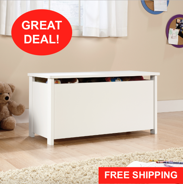 large white toy storage